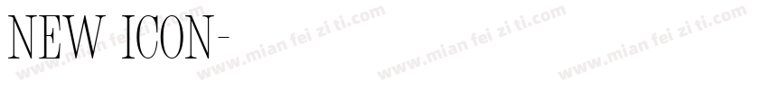 new icon字体转换